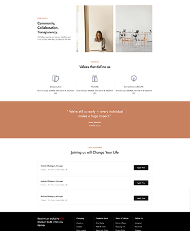 Top Layout
